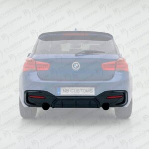 Difusor M Performance (O--O) BMW F20/F21 lci (15-19)