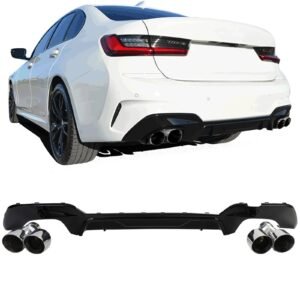 Difusor com ponteiras inox BMW G20/G21 pré