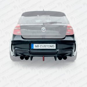 Para-choques look 1M + difusor NB Performance c/ luz F1 BMW E81/ E87