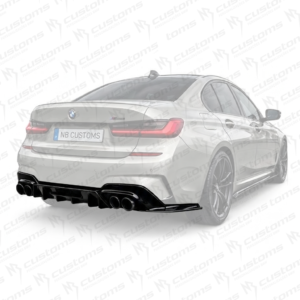 Difusor look CSL com splitters BMW G20/G21 pré (19-22)