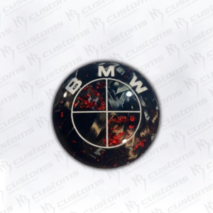Emblemas carbono real vermelho - Image 3