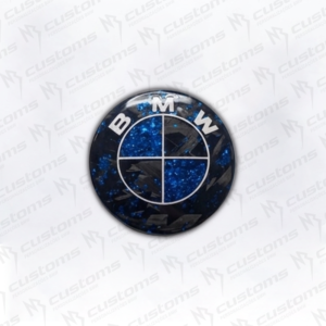 Emblemas carbono real azul - Image 3