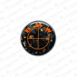 Emblemas carbono real cor-de-laranja - Image 3