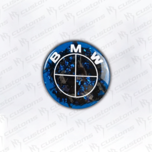 Emblemas carbono real azul - Image 4
