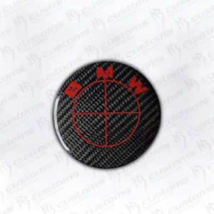 Emblemas carbono real vermelho - Image 4