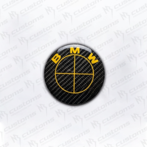 Emblemas carbono real amarelo - Image 3