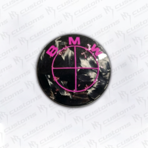Emblemas carbono real cor de rosa - Image 5