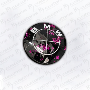 Emblemas carbono real cor de rosa - Image 3
