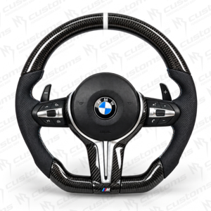 Volante em carbono risca branca F2x/F3x