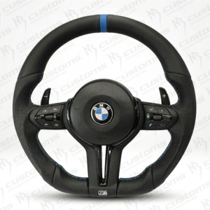 Volante em pele perfurada risca azul F2x/F3x