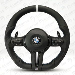 Volante em pele perfurada risca branca F2x/F3x